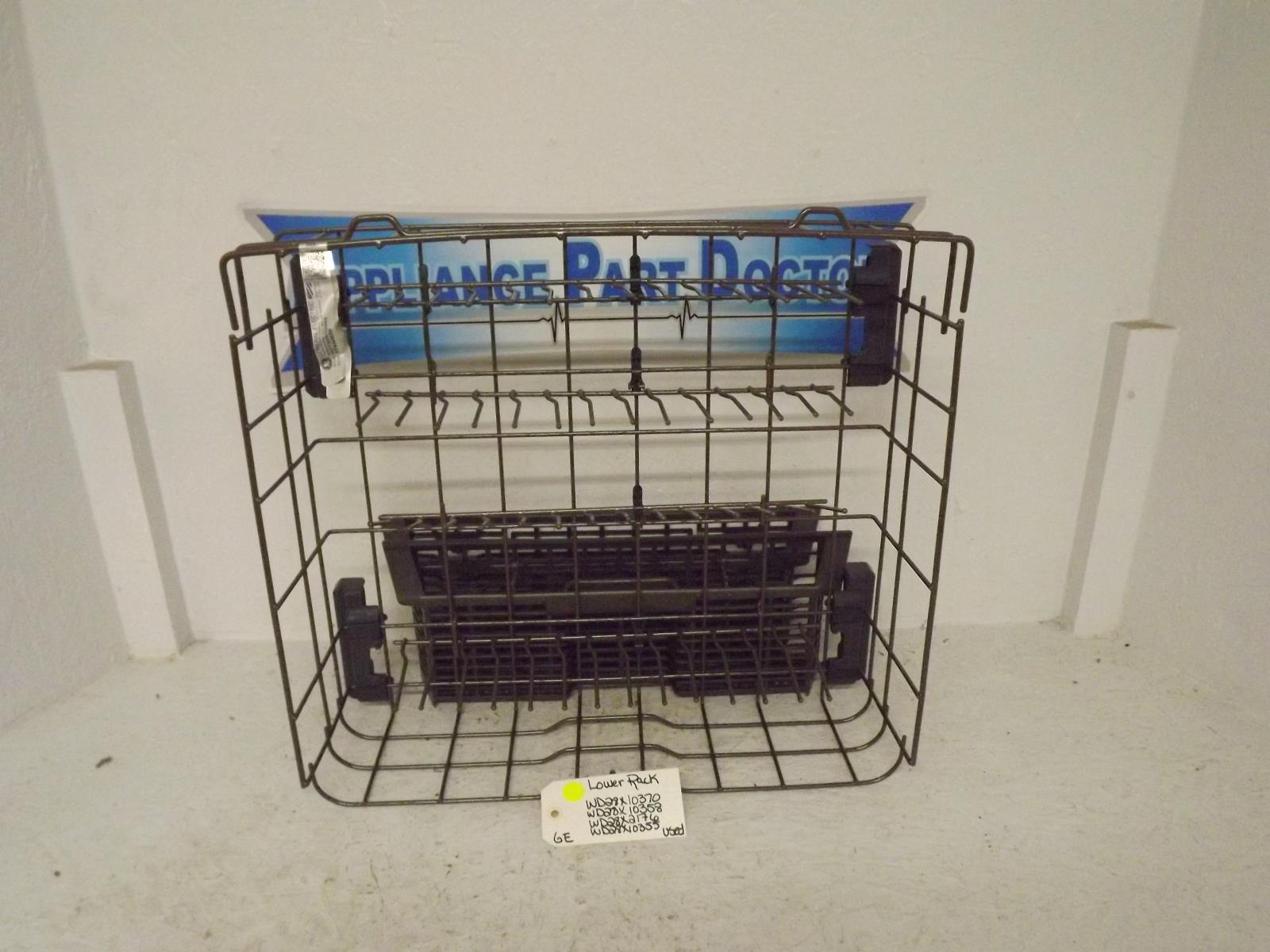 GE Dishwasher WD28X10370 WD28X10358 WD28X21756 WD28X10355 Lower Rack Used GE Dishwasher WD28X10370 WD28X10358 WD28X21756 WD28X10355 Lower Rack Used